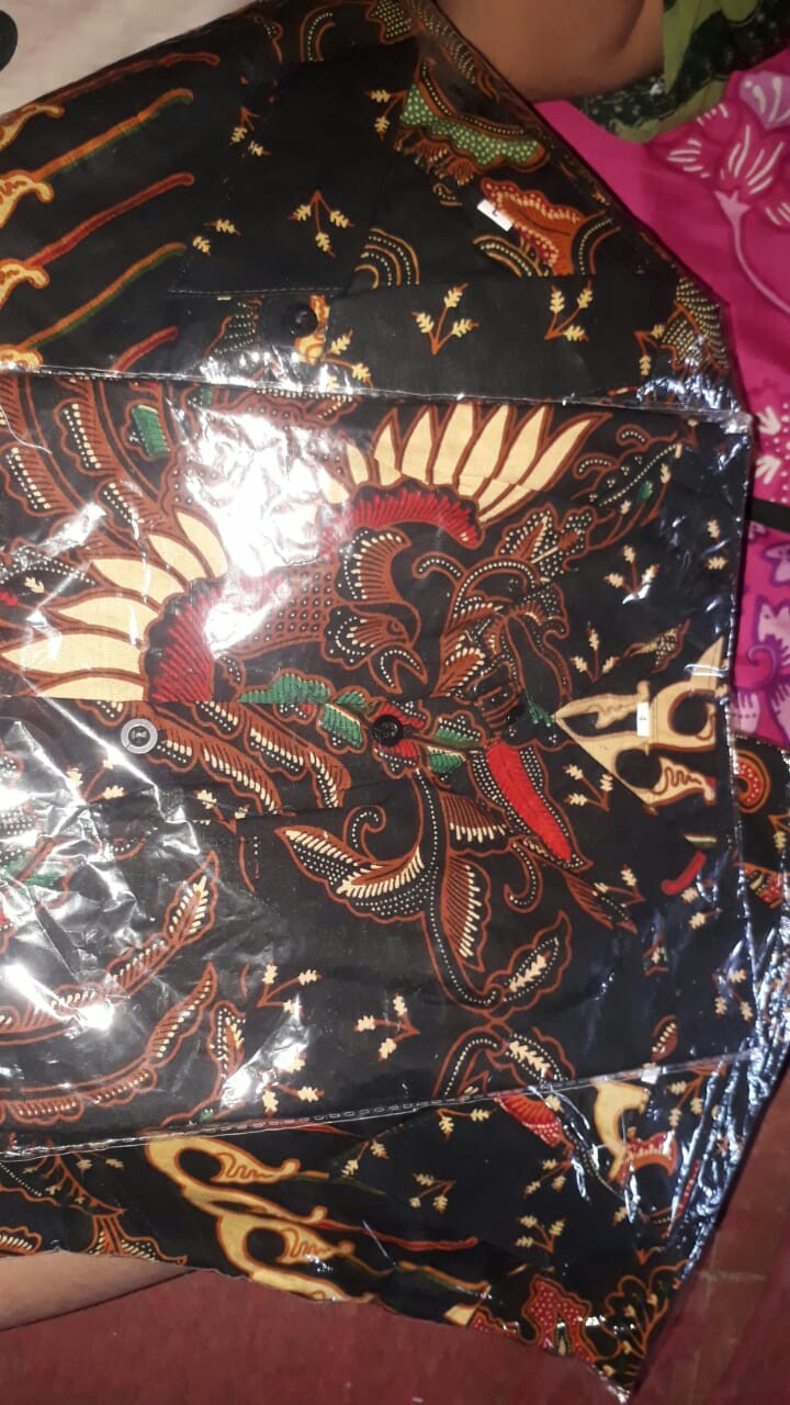 Size M L Xl Xxl Xxxl Bswart Batik Hrb026 Kenongo Kemeja Batik Lengan Panjang Pekalongan Murah Grosir