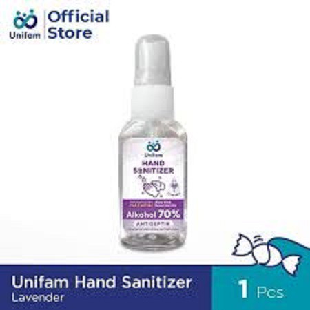 hand sanitizer unifam lavender spray 50 ml 1 karton