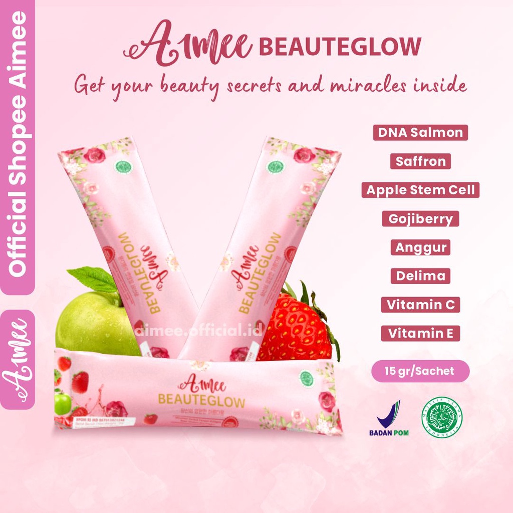 

Aimee Collagen Drink Dna Salmon 15 Sachet 15 Gram Premium Minuman Kolagen Colagen Pencerah Kulit Wajah Tubuh Menyamarkan Bekas Luka Melancarkan Haid Anti Aging