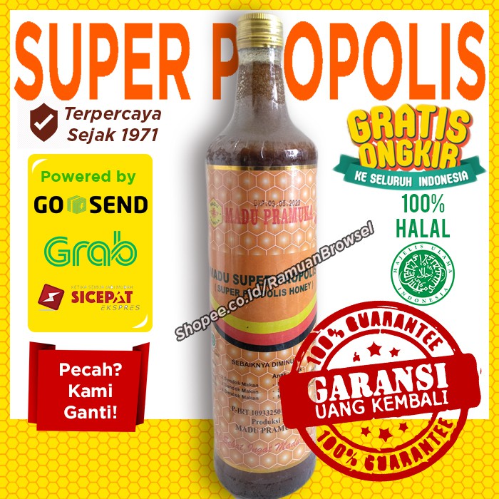 

Madu Pramuka Super Propolis 650 ml