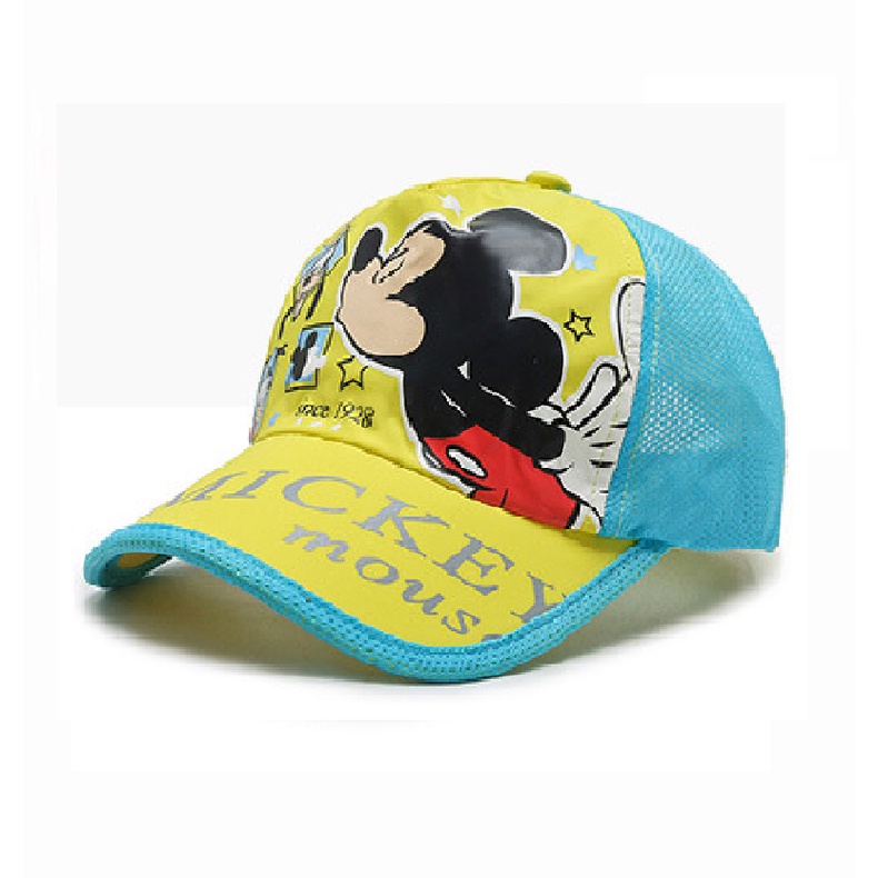 Topi Anak Baseball / Besbol Karakter Mickey Mouse Unisex Import 3-8 Tahun - Topi 14