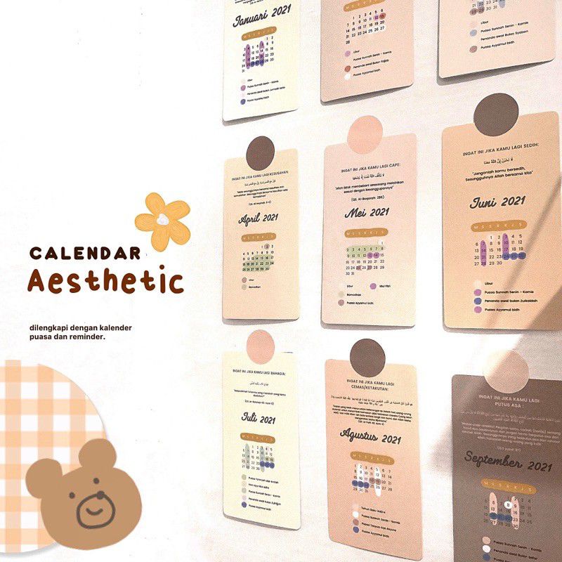 

KALENDER AESTHETIC by Yourneeds