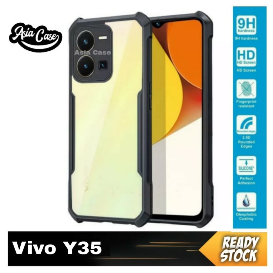 VIVO V27 5G V27E V25 5G V25E V25 PRO Y35 Y33S Y21T Y21 2021 Y21S Y50 Y30 Y30i CASE SOFT IPAKY BENING HARD CLEAR TRANSPARANT HARDCASE BUMPER CASING COVER PELINDUNG BELAKANG