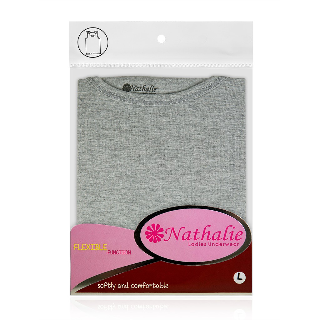 Nathalie Kaos Tanktop Wanita Basic 1Pcs Pakaian Dalam NTA 750-7