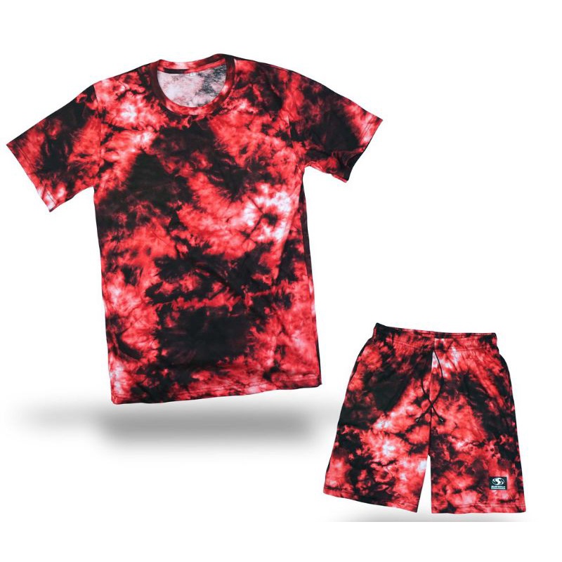 set celana pendek tie dye size S-5XL