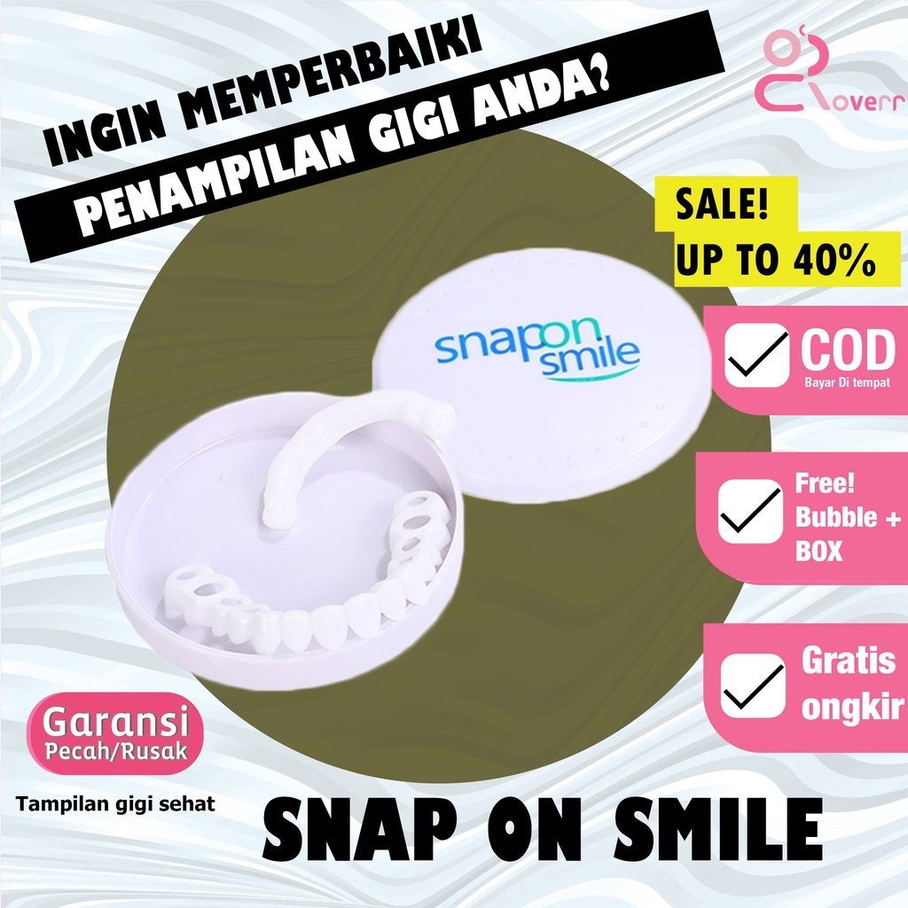 Perfect Ideal Alat Authentic Veneer Vener Gigi Palsu Sepasang Snap On Smile Murah Original COD v4