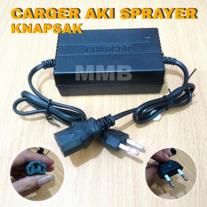 CHARGER CAS AKI SPRAYER ELEKTRIK / KNAPSAK 12V