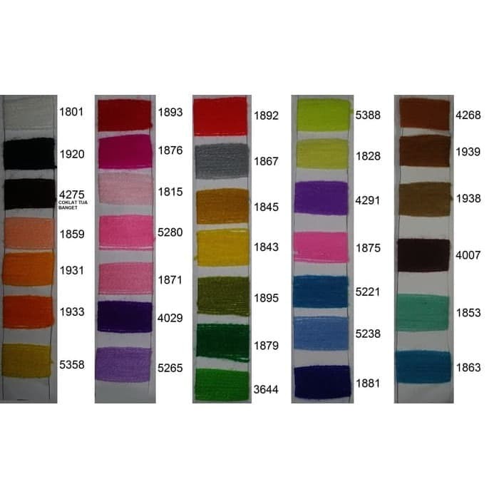 

Benang Rajut Woll 1mm x 65m Knitting Yarn Wool Wol Vonnel (12pcs)