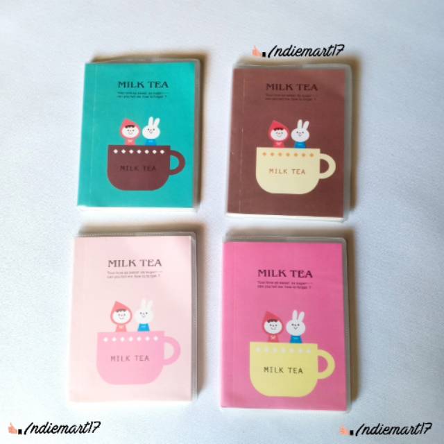 

Buku catatan notes book / notebook mini sampul plastik pvc awet gambar kelinci lucu rabbit cute