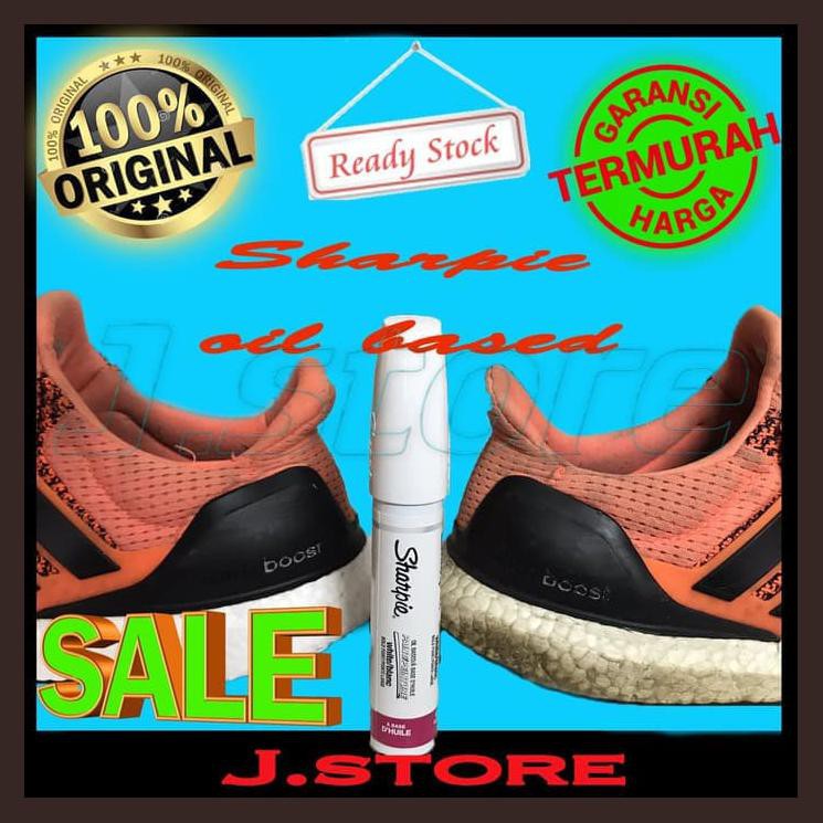 

WHITE / BLANC SHARPIE OIL BASED PEN MARKER ULTRA BOOST NMD PUREBOOST