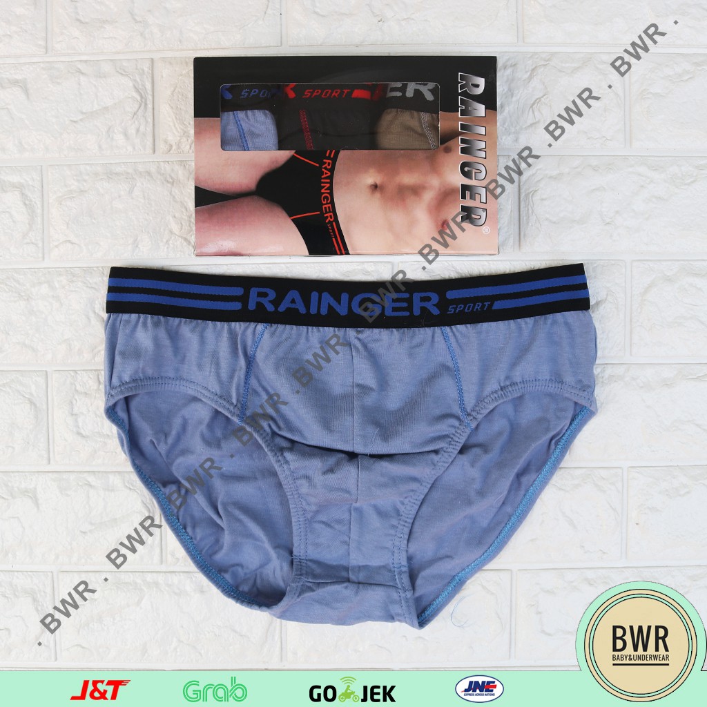 [ 3pc ] CD RAINGER RG 009 Box Hitam | Celana Dalam Pria Karet Boxer - Bwr