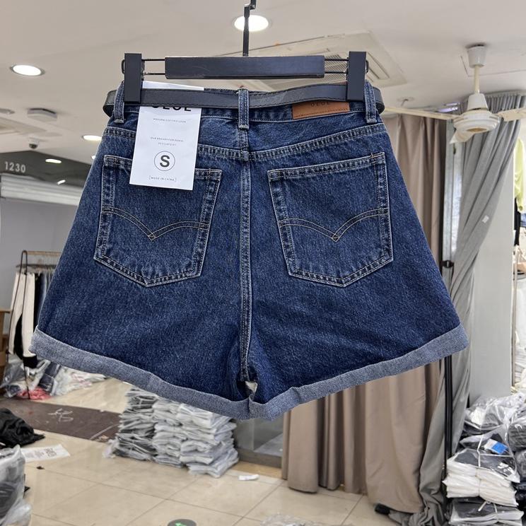 Sudah READY.. Celana kulot jeans pendek wanita loose jumbo hot pants korea kekinian short denim jens