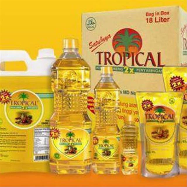 minyak goreng tropical/sunco/bimoli/fortune refill 2ltr