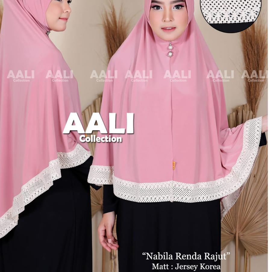 BARU Aali Collection Hijab Nabila Renda Rajut Jersey Korea, lt0.....