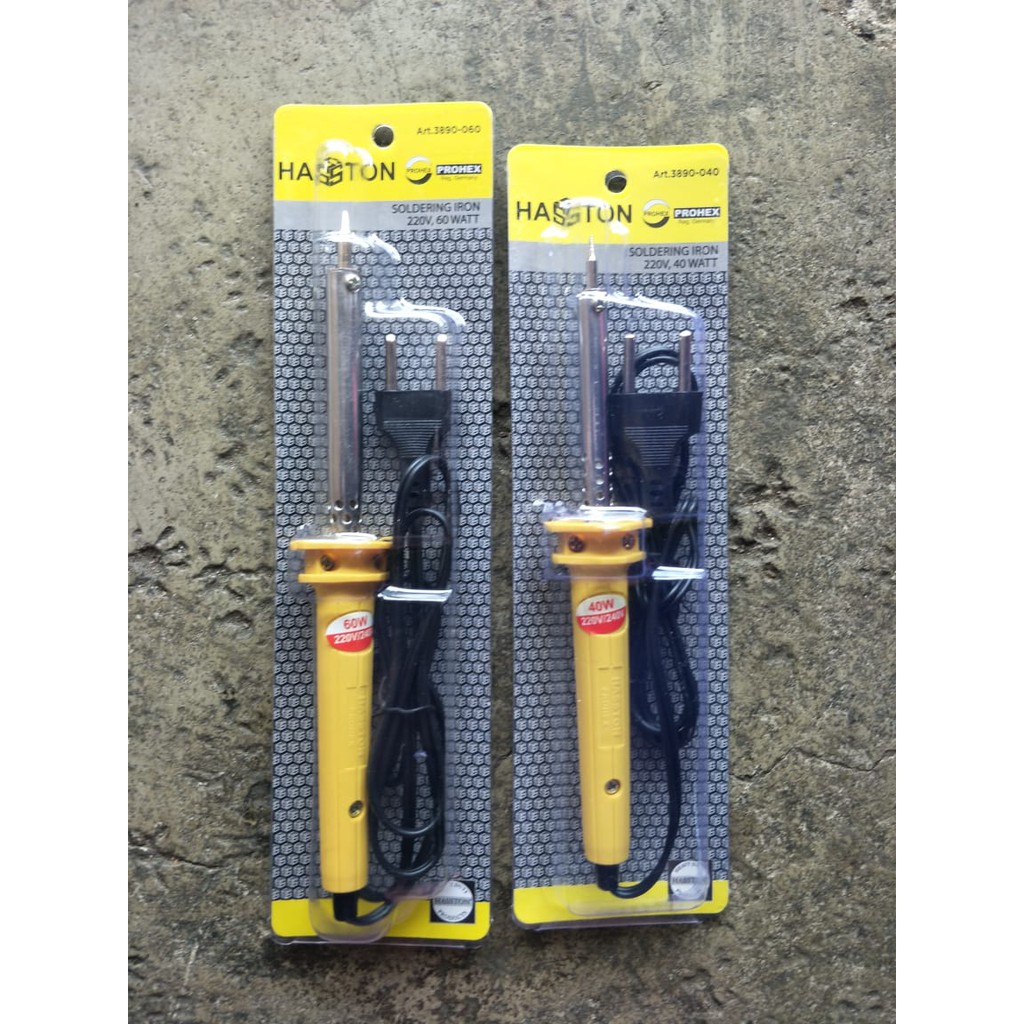 SOLDER Listrik HASSTON PROHEX Ujung Lancip