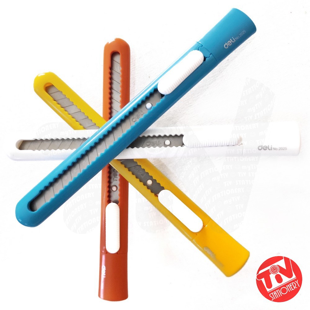 

Cutter Deli 2025 Colorful Pen Shape 9 mm