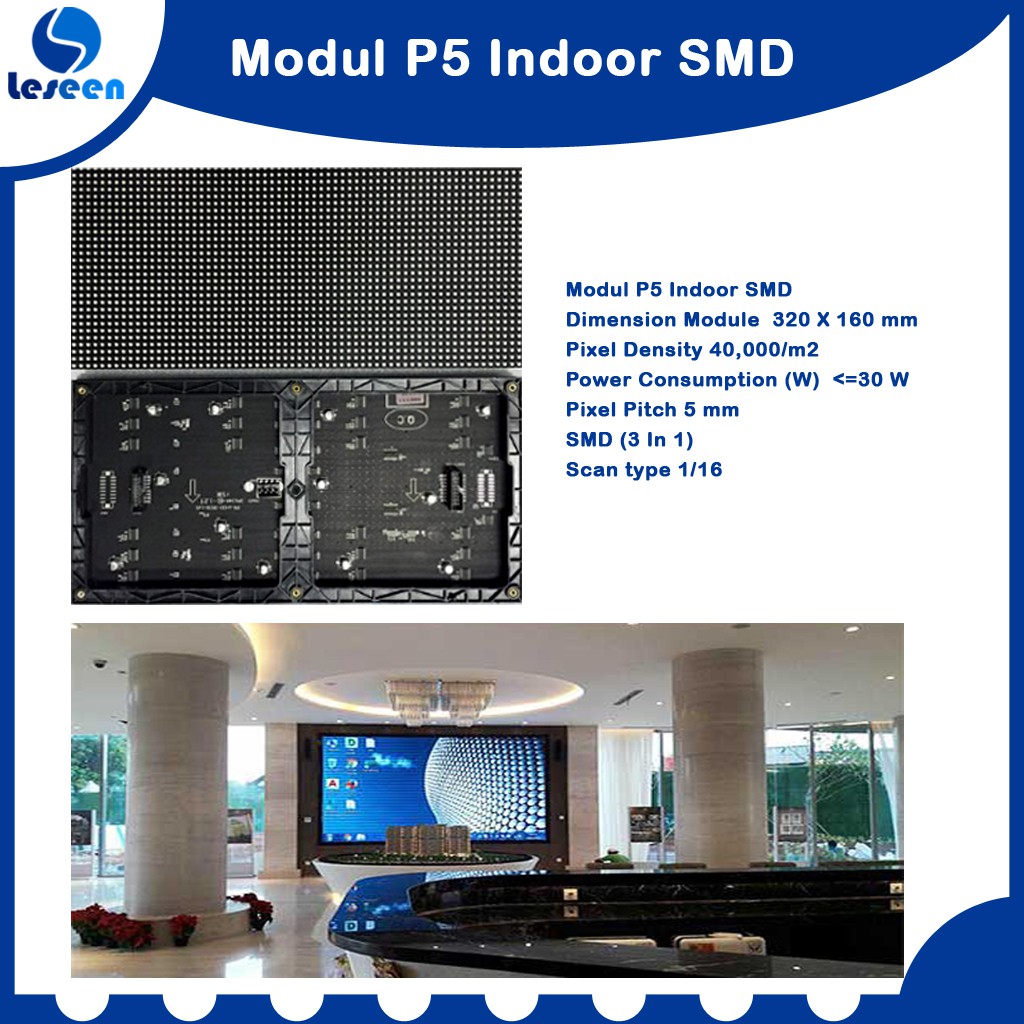 Modul Panel P5 Indoor Full Color Videotron