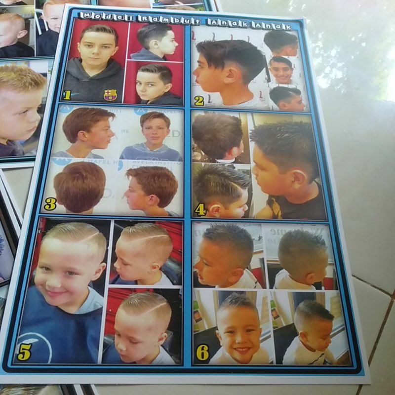 poster potong rambut