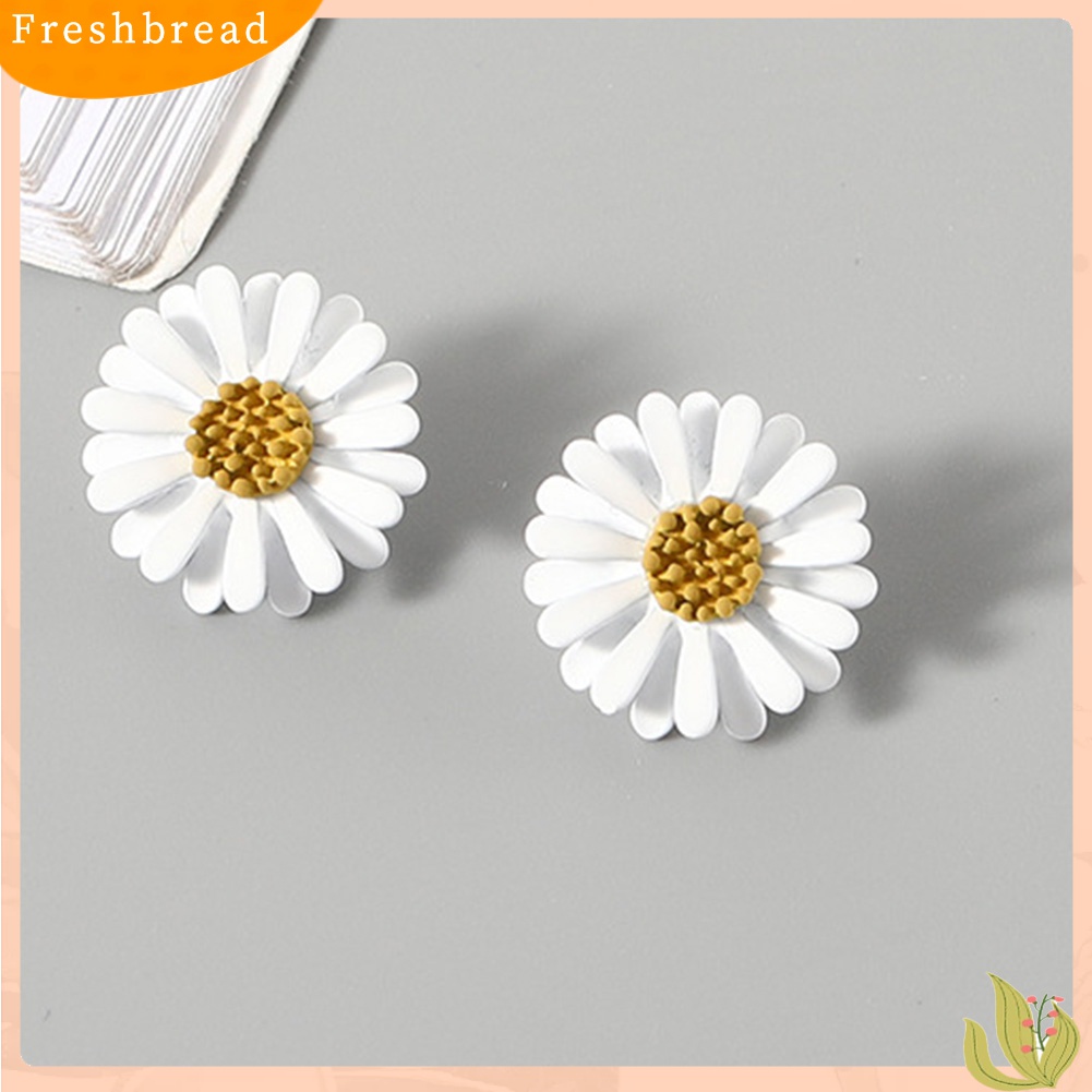 Fresh| Anting Tusuk Bentuk Bunga Daisy Untuk Wanita