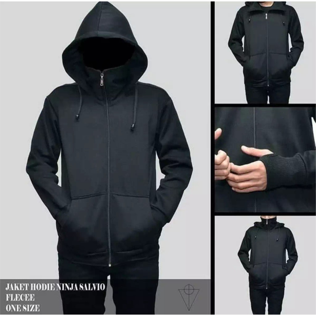 JAKET JUMBO ROUNDHAND NINJA PRIA WANITA DEWASA FLEECE POLOS TERBARU