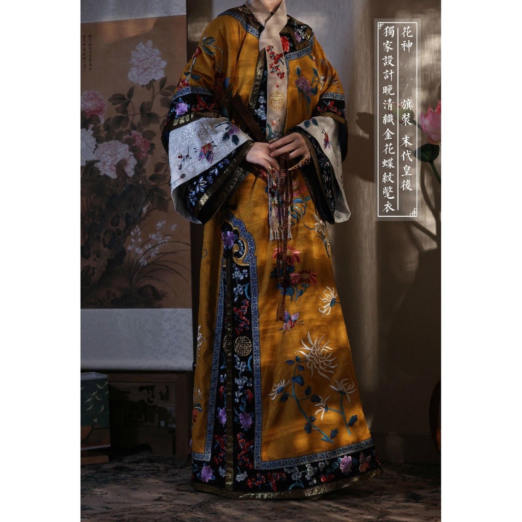 The last empress's cloak in spring 2022 new replica disc buckle placket high-end imitation embroider