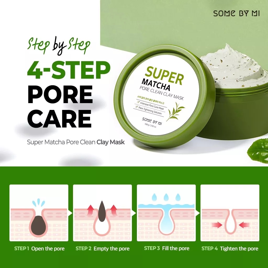 Some By Mi Super Matcha Pore Clean Clay Mask