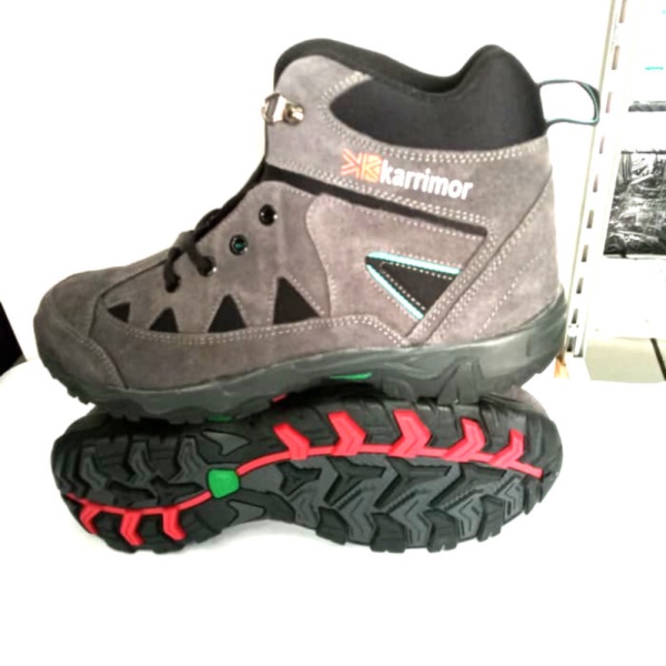 Promo Sepatu gunung Murah karrimorr kulit suede outdoor trekking not rei Limited