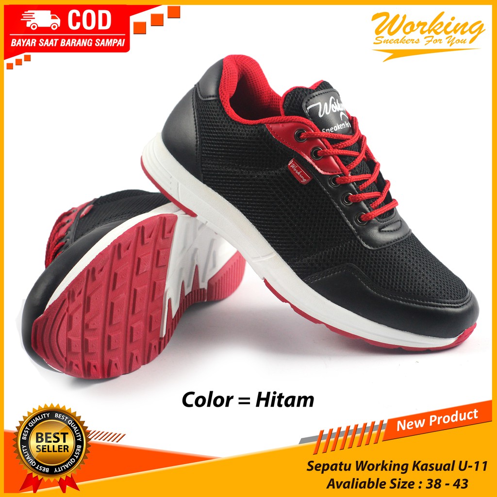 Sepatu Pria Kasual Working U-11 Import