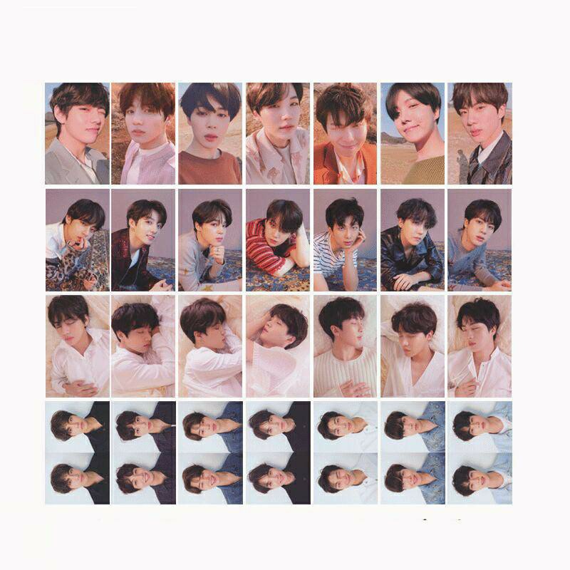 Ready Stock 7Pcs Photocard BTS - Love Yourself Fake Love Era