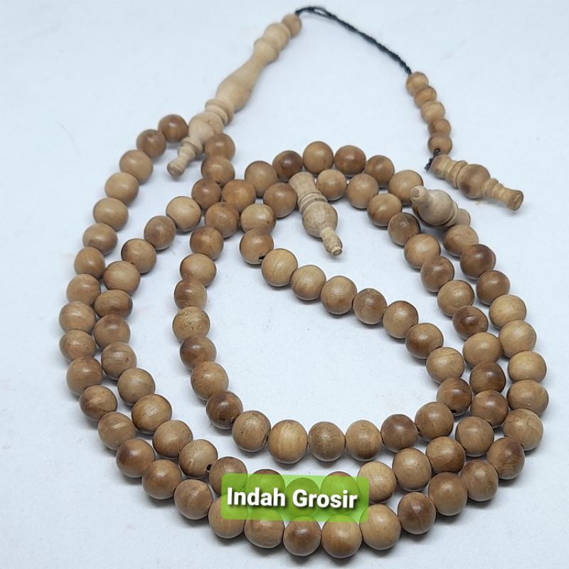 Tasbih Kayu Bertuah Dewan Daru 8mm 99butir Natural