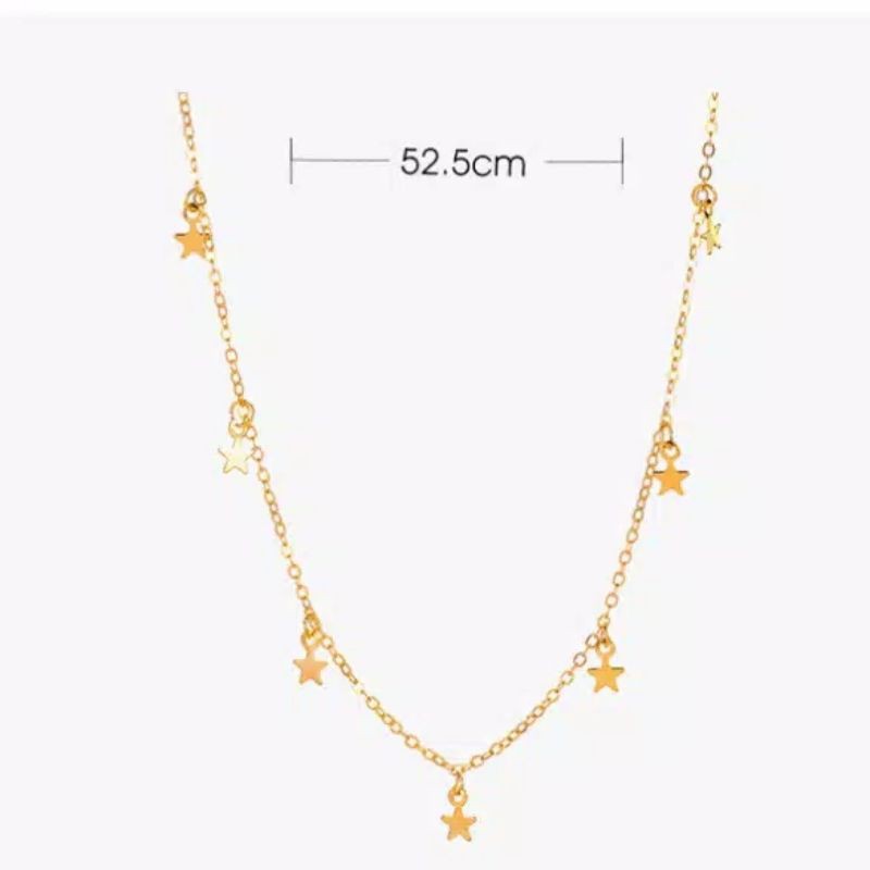 Kalung Canti Model Bintang / Kalung Bintang / Kalung Star untuk Wanita Harga Termurah / Aksesoris BZ