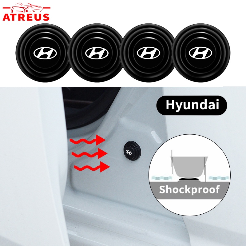 4/8/12 Pcs Bagasi Pad Pintu Shock Stiker Universal Absorber Buffer Bantal Peredam Suara Untuk Hyundai Getz Accent Atoz i20 Trajet H1 i10 Kona Santa Fe