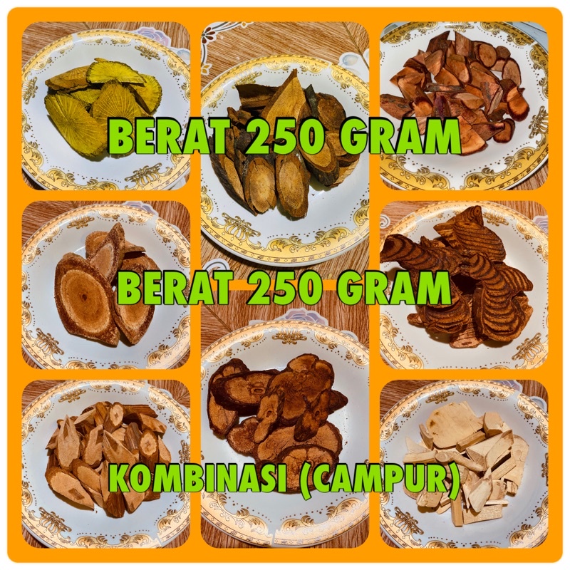 

AKAR BAJAKAH ASLI KALIMANTAN VARIAN KOMBINASI BERAT 250 GRAM