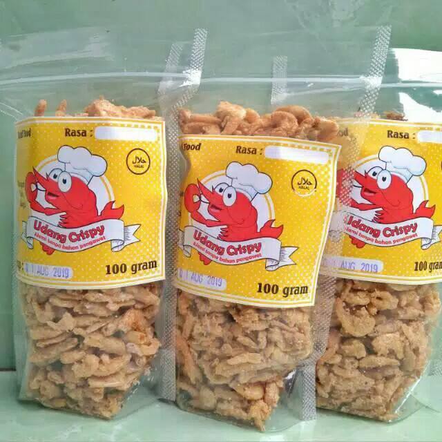 

Udang Crispy Udang Goreng crispy Berat Bersih 100 gram