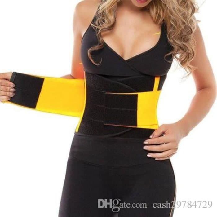 HOT SHAPERS BELT POWER (KORSET PEMBAKAR LEMAK) / HOT BELT POWER - HITAM, L 