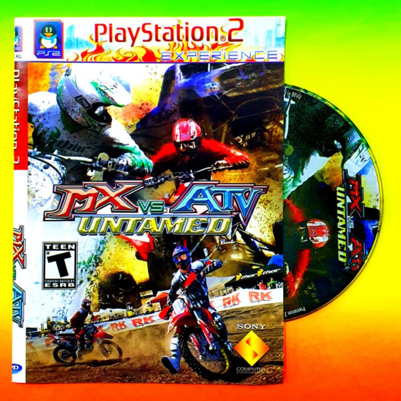 KASET PS 2 GAME BALAP MOTOR MX-GAME PS 2 BALAPAN MOTOR-KASET PLAYSTATION PS2 GAME MOTOR CROSS-