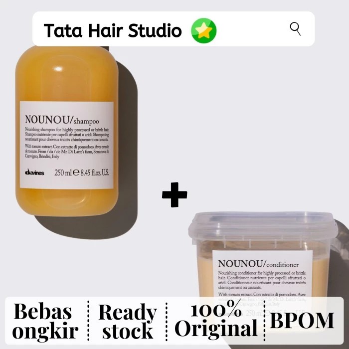 DAVINES NOUNOU shampoo + conditioner
