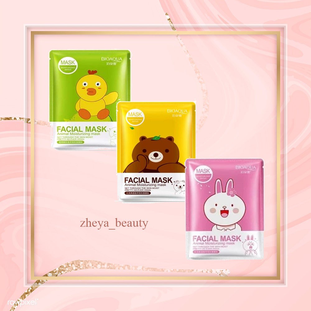 Simak Manfaat Sheet Mask Bioaqua Animal 