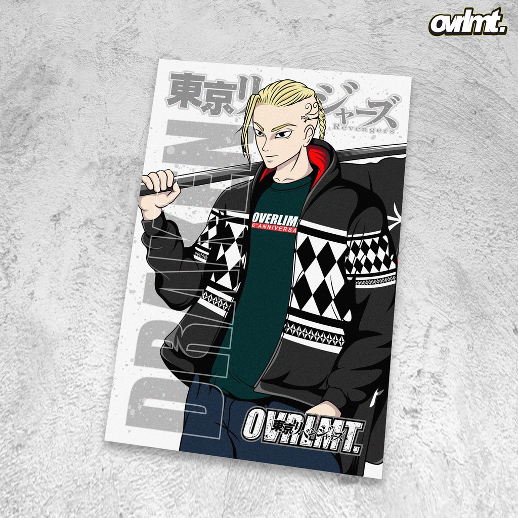 Kaos Anime Tokyo Revengers TOUMAN Draken Overlimit