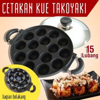  ULTIMATE Cetakan takoyaki happy  call  15 lubang Shopee 