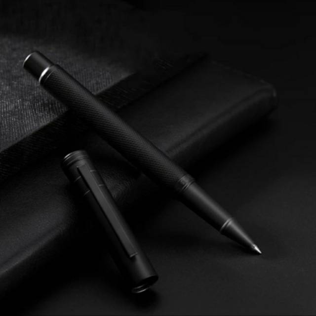 Pulpen Elegant Hongdian Matte Black Forest Edition Rollerball 0.5 mm