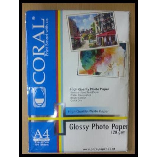 

TERLARIS GLOSSY PHOTO PAPER 120GSM A4 CORAL