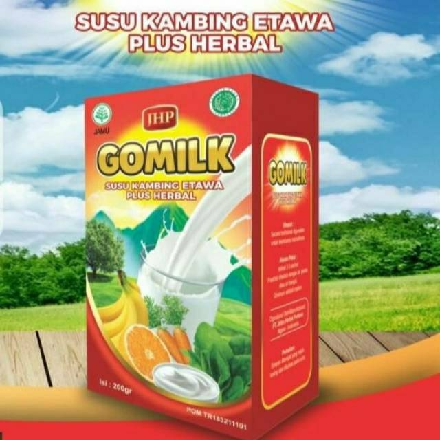 

GOMILK SUSU KAMBING ETAWA plus herbal daun kelor