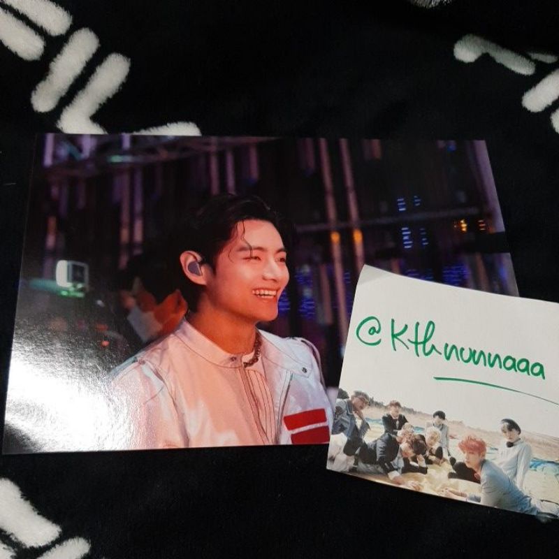 BTS - OFFICIAL Postcard POP UP STORE PTD LV KIM TAEHYUNG V  PERMISSION TO DANCE LAS VEGAS