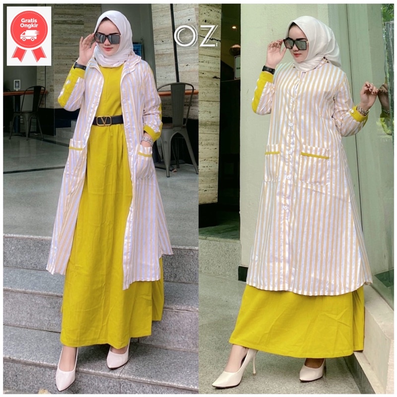 set new oz/setelan new oz/setelan trq/setelan mza/set shaqueenara/set shaqueenara/gamis rompi new oz