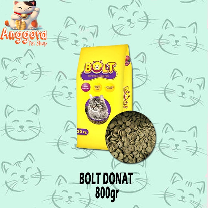 Makanan Kucing kering BOLT 800gr All Varian