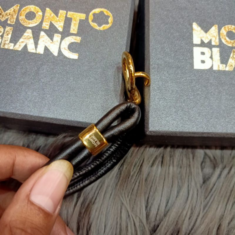 Gelang Tangan Pria Montblanc Cantol Gelang Mirror Quality