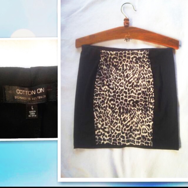 preloved skirt cotton on