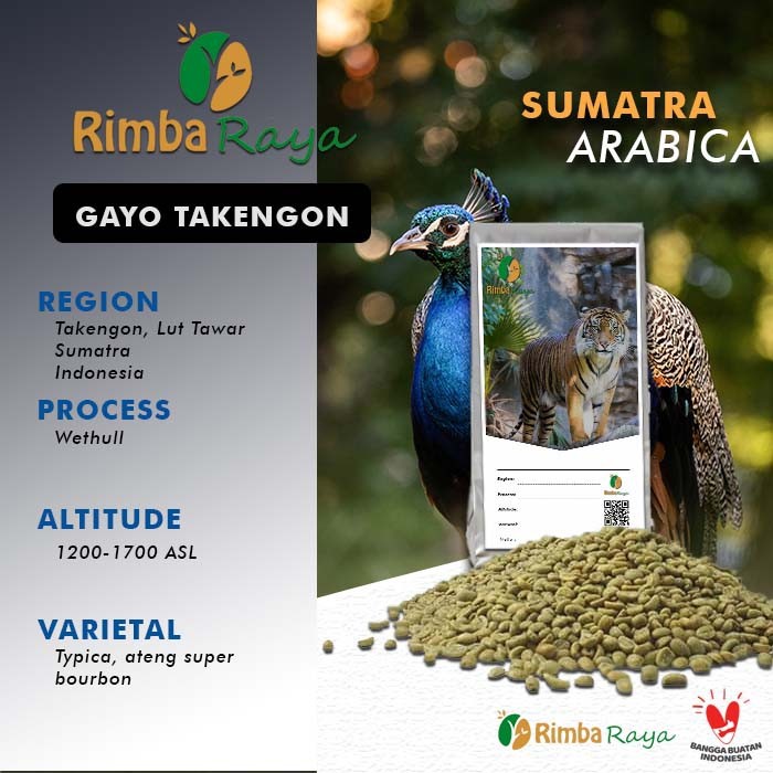 

Arabica Green bean Gayo Takengon Wethull process KOMERSIAL GRADE