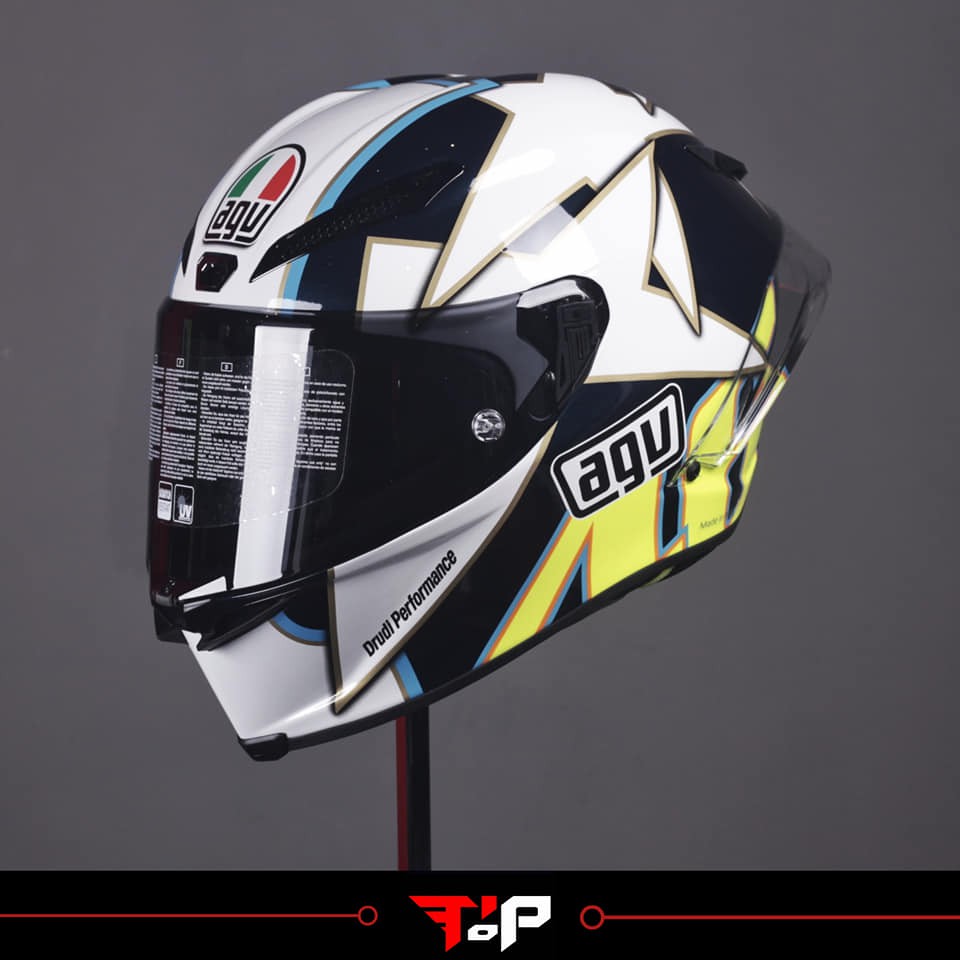 AGV PISTA GP RR ROSSI WORLD TITLE 2003 LIMITED EDITION HELM FULL FACE CARBON